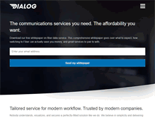 Tablet Screenshot of calldialog.com